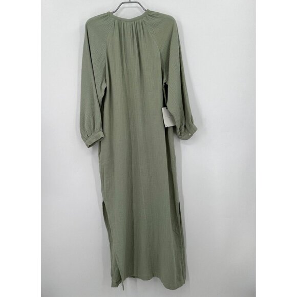 Pomander Place by Tuckernuck Green Gauze Heidi Maxi Dress sz XS NWT - Picture 6 of 7